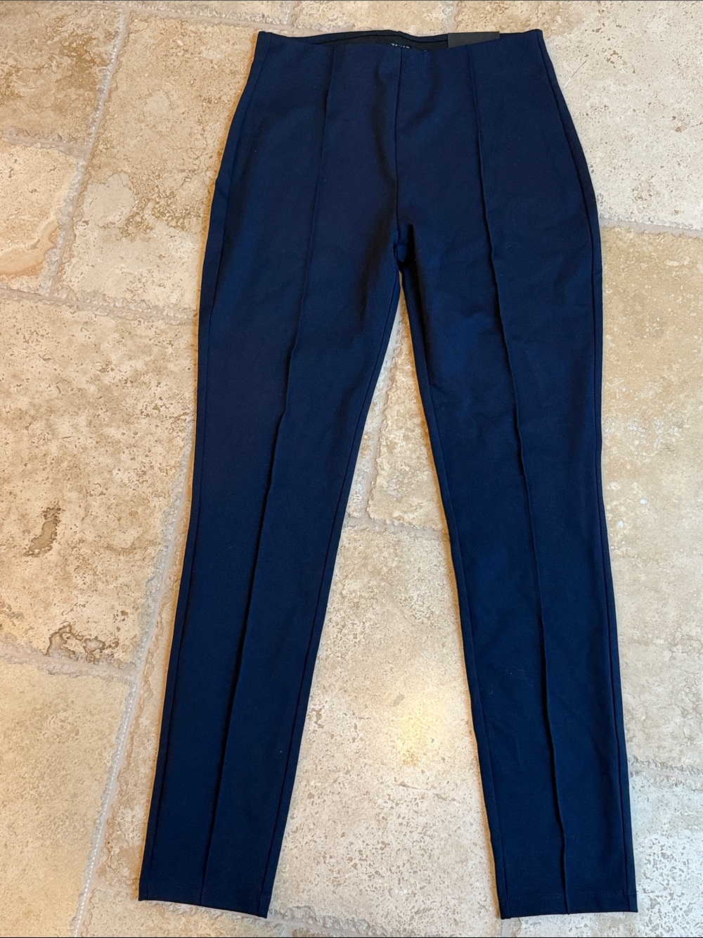 Tahari Navy Slim Women's Dress Pants